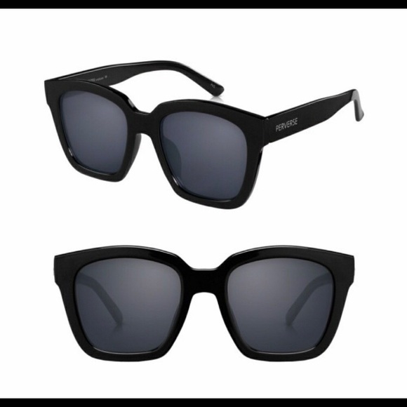 PERVERSE Black ACE SUNGLASSES NWT - Picture 2 of 8